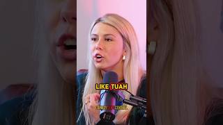 Finally The HAWK TUAH TUTORIAL 🤣😭  Talk Tuah with Hailey Welch podcast [upl. by Kapor]