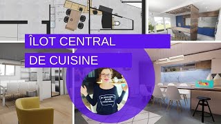 Îlot central de cuisine 8 modèles à faire soi même ou à faire faire sur mesure [upl. by Ailat711]