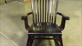 Old South Amish Rocking Chair at DutchCrafters [upl. by Dent]