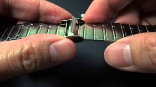 Tutorial  How to adjust Casio watch metal band [upl. by Pierro]