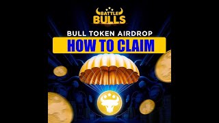 HOW TO CLAIM BATTLE BULL TOKENS INTO SMART WALLET [upl. by Saberhagen]