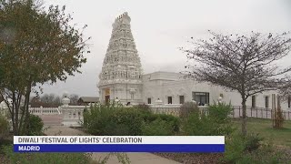 Iowas Hindu community gathered to celebrate Diwali [upl. by Kcaj611]