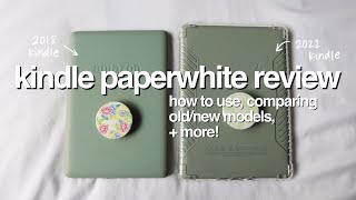 kindle paperwhite 2022 upgrade review  how it works  kindle unlimited [upl. by Wenda]