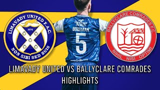 Match highlights │ Limavady United V Ballyclare Comrades │ 12th October 2024 │ Limavady Showgrounds [upl. by Mikael797]