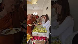 Lunch at srilankan temple [upl. by Hallsy]