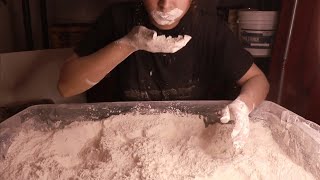 Cornstarch ASMR Powder Play and Handfuls [upl. by Rashidi]