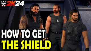 How to Get The Shield in WWE 2k24 [upl. by Anak676]