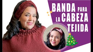 CÓMO TEJER UNA BANDA PARA LA CABEZA EN GANCHO O CROCHET ❤️​❤️​❤️​ Yo Tejo con LAURA CEPEDAcrochet [upl. by Tteltrab]