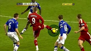 Fernando Torres Backheel assist Vs Everton FA Cup Home 25012009 By YazanM8x [upl. by Aihsikal]