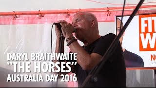 Daryl Braithewaite performs quotThe Horsesquot for Australia Day [upl. by Gertrude]