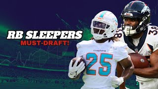 2024 Fantasy Football RB Sleepers You NEED to Target [upl. by Anigroeg]