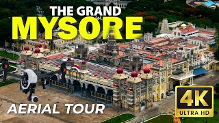 Mysore City in 2024  4K Cinematic Drone Tour [upl. by Lashonda528]