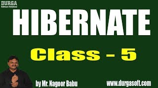 HIBERNATE Online Training  Class  5  by Nagoor Babu On 28112018 [upl. by Htebzil754]