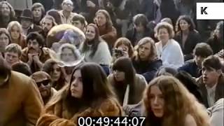 1969 Abbie Hoffman Makes Speech San Francisco Hippie  Kinolibrary [upl. by Pallua]