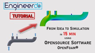 Tutorial of a OpenFoam Simulation using Helyx  Complete Workflow of CFD  Multi inlet  outlet flow [upl. by Araccat197]