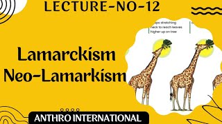 Lamarckism and Neo Lamarckism [upl. by Thaddeus]