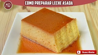 POSTRES FACILES Y RAPIDOS postres faciles COMO HACER LECHE ASADA [upl. by Publia573]