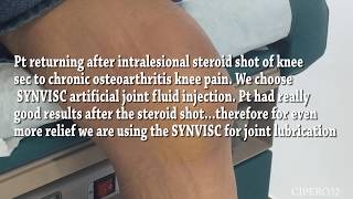 Synvisc injection  Knee osteoarthritis [upl. by Anemolif]