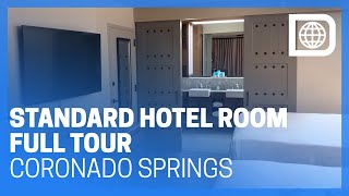 Standard Hotel Room Tour  Casitas Building  Coronado Springs [upl. by Carry360]