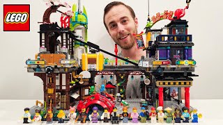 LEGO Ninjago City Markets is RIDICULOUS [upl. by Ardnael64]