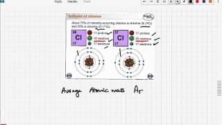 iGCSE  GCSE Chemistry Isotopes Explained 33 [upl. by Nanyk]