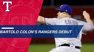 Bartolo makes a historic debut for the Rangers [upl. by Stephan]