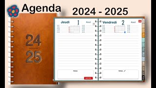 Agenda Journalier 20242025 iOS amp Android [upl. by Kallman]