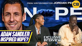 Daniel Kaluuya and Keke Palmer on Adam Sandler Inspiring Nope Exclusive Interview [upl. by Nireil]