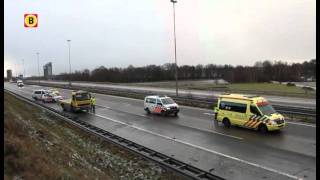 Beelden van het ongeval op de A58 [upl. by Towers289]