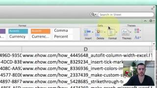 How to AutoFit Column Width in Excel [upl. by Aliehs]