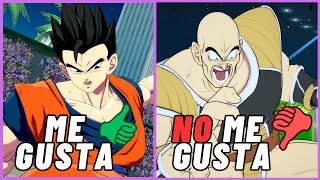 Cuáles son los personajes QUE MAS DIRSFUTO VER EN DBFZ [upl. by Riddle]