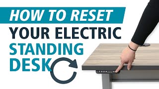 How To Reset Your Electric Standing Desk [upl. by Euqimod860]