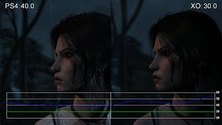 Tomb Raider Definitive Edition PS4 vs Xbox One CutScene FrameRate Tests [upl. by Ramoh641]