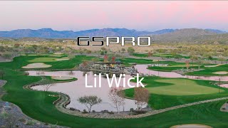 Lil Wick at Wickenburg Ranch  Bushnell Launch Pro  GSPro Golf Simulator [upl. by Lecia658]