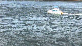 Powerboat on East River New York City [upl. by Margy]