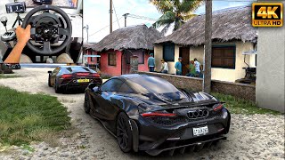 McLaren 765LT amp Lamborghini Huracán EVO  Forza Horizon 5  Thrustmaster T300RS gameplay [upl. by Ojeibbob817]