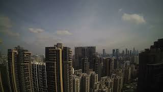 Shenzhen 24h Timelapse on 23102024 4K 15mm Wide Angle [upl. by Sirdna]