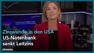 Zinswende in den USA Schaltgespräch mit Melanie Böff am 190924 [upl. by Ecydnak]