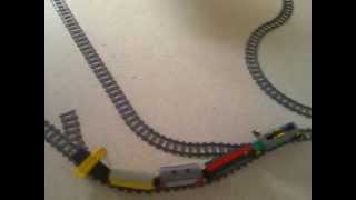 Lego City Trains 9 meter wooden tracks [upl. by Kieryt]