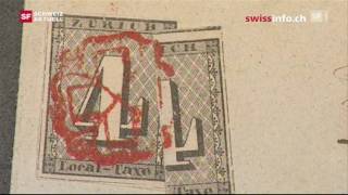 Swiss stamp auction includes many rare objects [upl. by Reisinger]