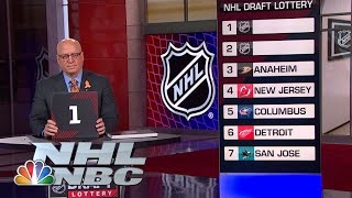 Buffalo Sabres win 2021 NHL Draft lottery Seattle Kraken get No 2 pick  NHL on NBC  NBC Sports [upl. by Bussy470]