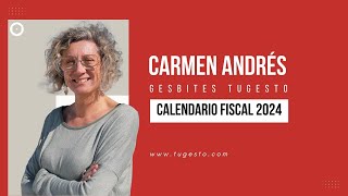 📅 ¡Descarga el calendario fiscal 2024  GesBites tugesto [upl. by Artenahs]