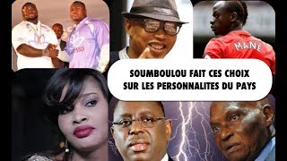 Modou lo vs Eumeu Sene Elhadji diouf vs Sadio Mane Macky Sall vs Wade Les choix de Soumboulou [upl. by Assenad276]