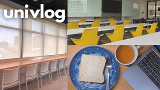 UNI VLOG  first week of college student life in the PH campus tour food slow rainy days [upl. by Dorian]