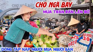 Mùa Trăn Rắn NƯỚC NỔI 2024 Tràn Bờ CHỢ NGÃ BẢY HẬU GIANG ĐÔNG RẦN RẦN Người Mua Người Bán  KPVL [upl. by Ayirp]