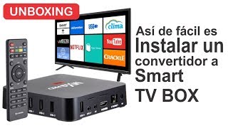 Convertidor a Smart TV Box  Instalación y funcionamiento [upl. by Htebazileyram]