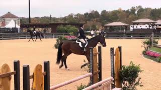 Flat test for Maclay Emma Claire Johnson and Tiny Tina  Flat test for Maclay 2nd overall [upl. by Elvina137]