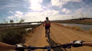 Ruta en bici por la Vía Verde Litoral hasta Ayamonte y el Puente Internacional [upl. by Chatterjee]