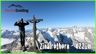 Zinalrothorn from the Rothorn hut [upl. by Ennirroc]