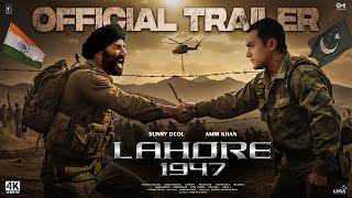 Lahore 1947  Official Trailer  Sunny Deol  Aamir Khan  Shilpa Shetty  Preity Zinta  Rajkumar S [upl. by Dnomde]